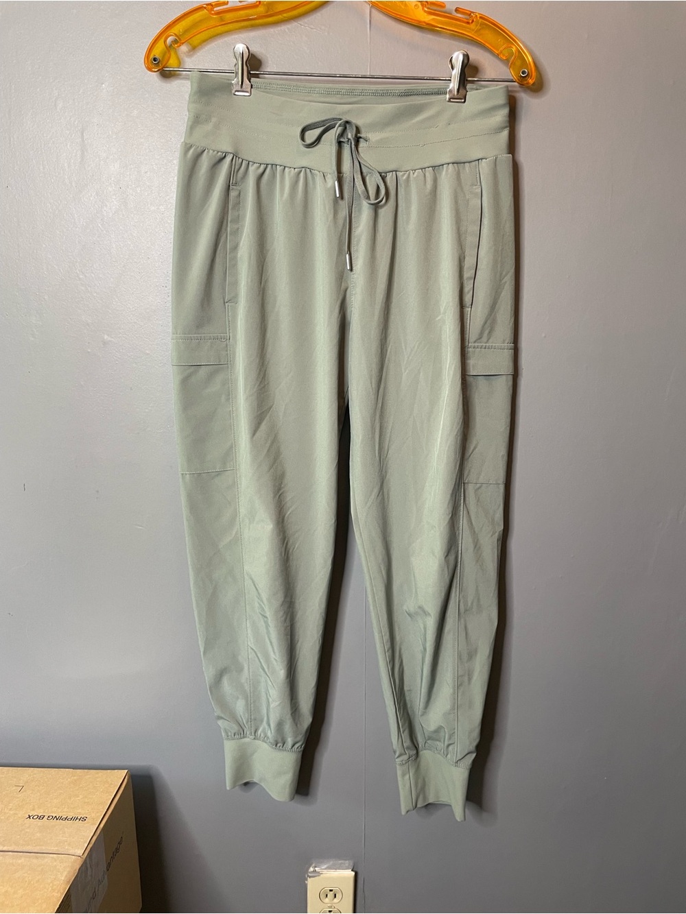 Calia Light Sage Drawstring Jogger Pants size small